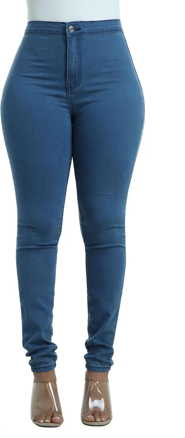 WAYRUNZ Womens High Waisted Pants Stretch Legging Jeans