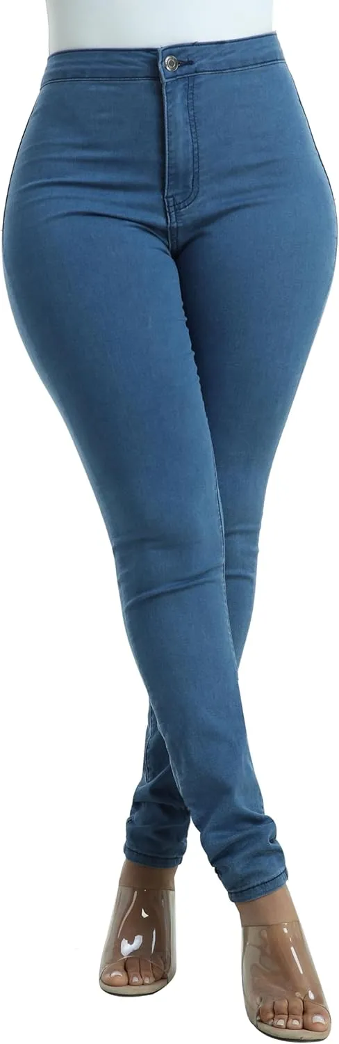 WAYRUNZ Womens High Waisted Pants Stretch Legging Jeans