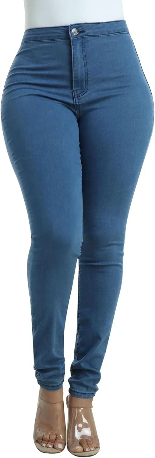 WAYRUNZ Womens High Waisted Pants Stretch Legging Jeans