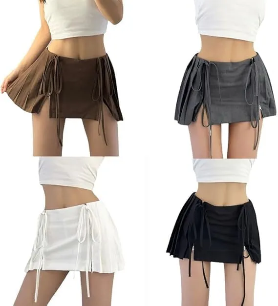 Women Pleated Mini Skirts for Women Skirt, Women Mini Skirts Mini Skirts Sexy Skorts