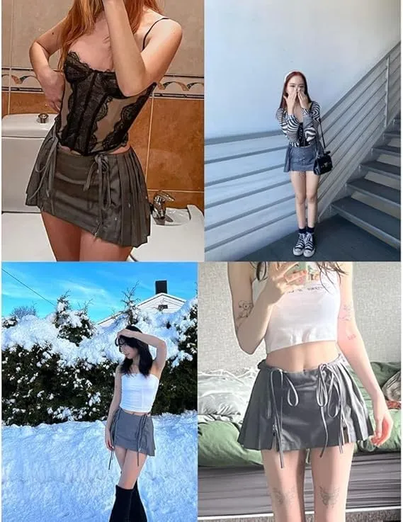 Women Pleated Mini Skirts for Women Skirt, Women Mini Skirts Mini Skirts Sexy Skorts