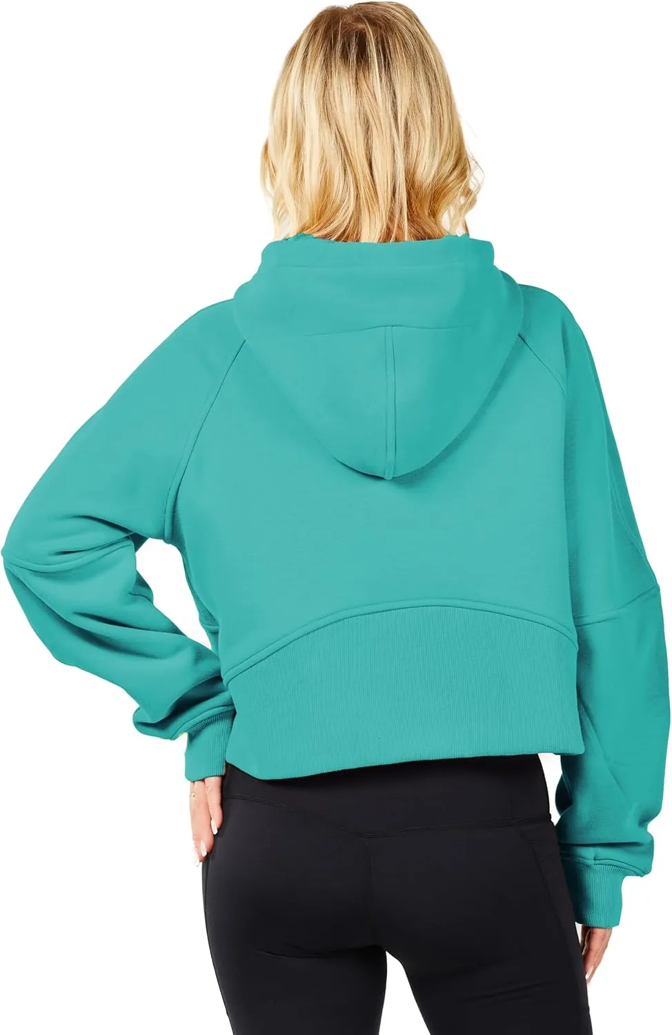Womens Hoodies Oversized Sweatshirts Half Zip Pullover Cropped Long Sleeve Spring Fall Outfits Thumb Hole