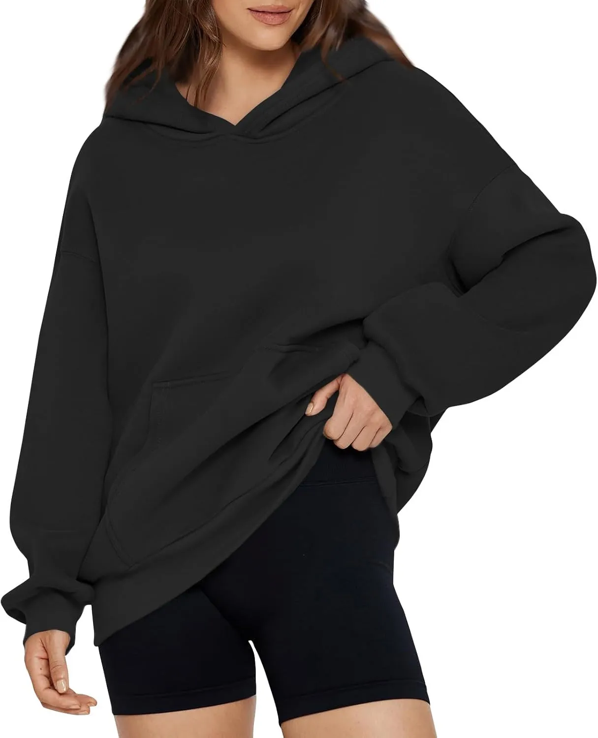 Women's Oversized Hoodies Fashion Sweatshirts Fall Casual Long Sleeve Cute Pullover Hoodie With Pocket