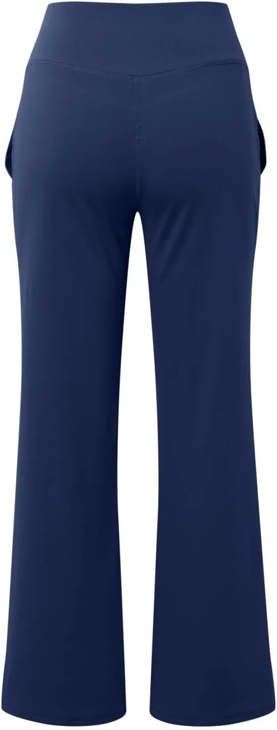 Womens Summer Yoga Pants Elastic High Waist Loose Fit Lightweight Quick Dry Casual Jogging Fitness Running Trouser