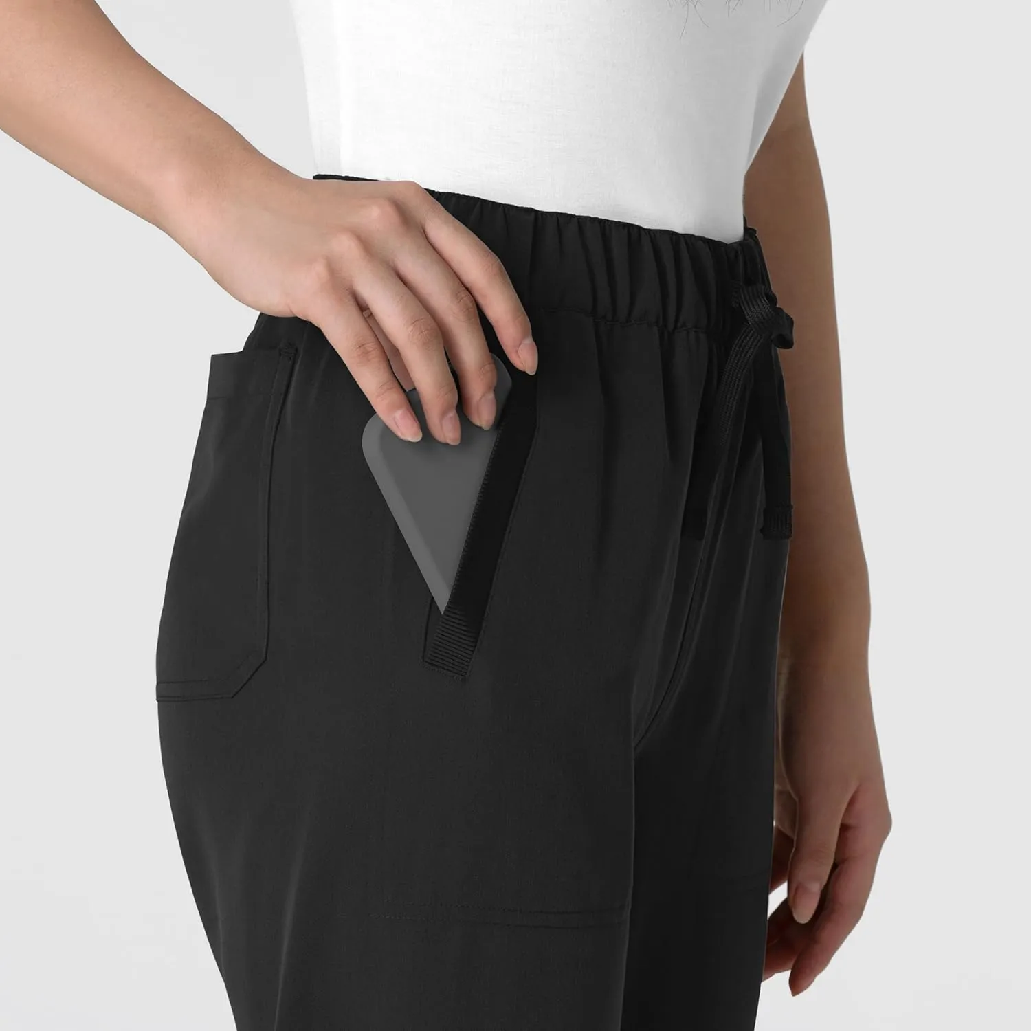 WonderWink Women's Stovepipe High-Low Hem Scrub Pant