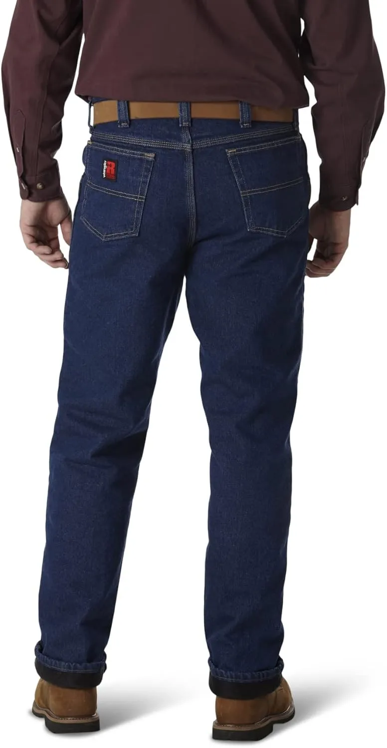 Wrangler Men's Riggs Workwear Quilted Lined Five Pocket Jeans