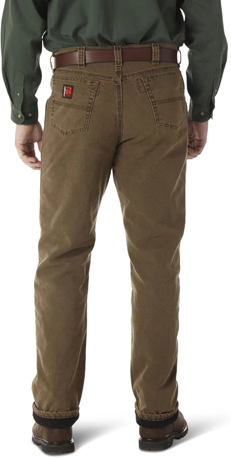 Wrangler Men's Riggs Workwear Quilted Lined Five Pocket Jeans