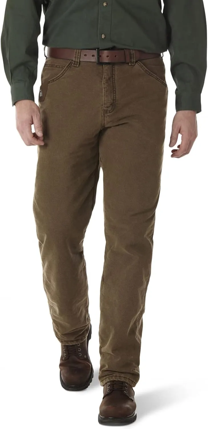Wrangler Men's Riggs Workwear Quilted Lined Five Pocket Jeans