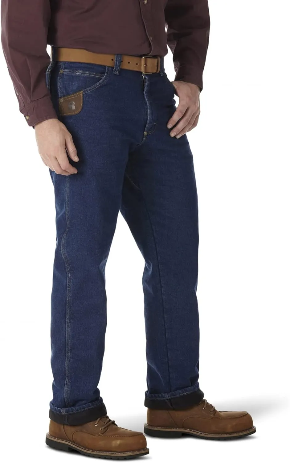 Wrangler Men's Riggs Workwear Quilted Lined Five Pocket Jeans
