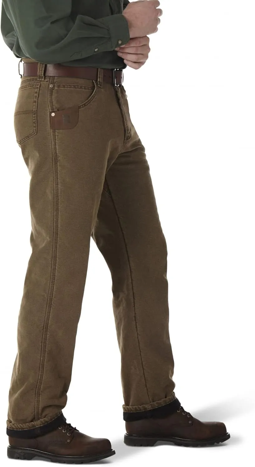 Wrangler Men's Riggs Workwear Quilted Lined Five Pocket Jeans