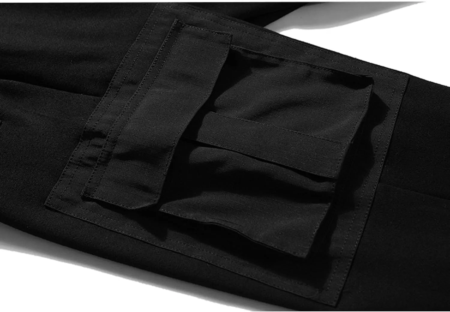 XYXIONGMAO Men's Multiple Pockets Cargo Sweatpants Men Baggy Pants Goth Streetwear Pants Mens Harem Pants Dark Rave Pants Men