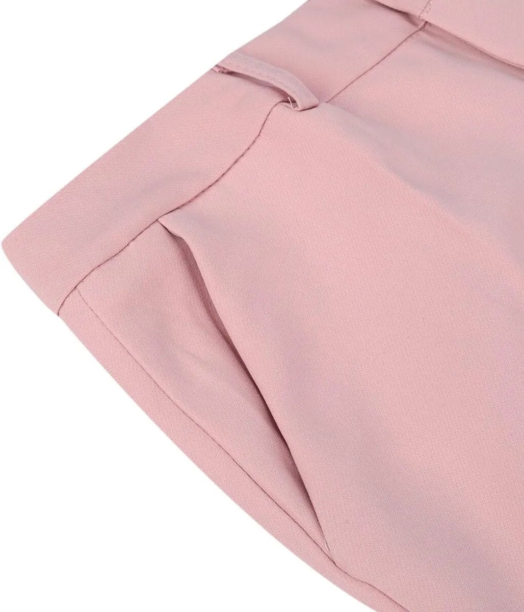 YUNCLOS Women's 2 Piece Office Work Suit Set One Button Blazer and Pants