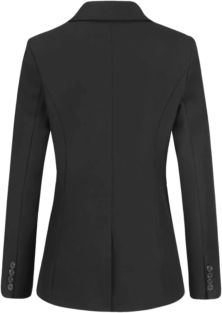 YUNCLOS Women's 2 Piece Office Work Suit Set One Button Blazer and Pants